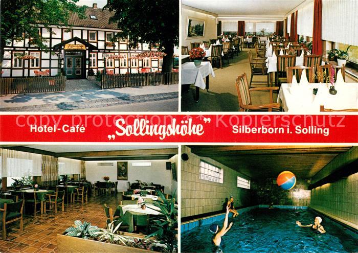 Silberborn Hotel Cafe Sollingshoehe Speisesaal Hallenbad