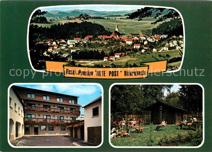 Roehrnbach Hotel Pension Alte Post Panoraa Liegewiese