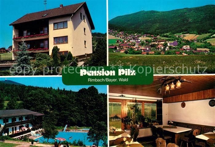Rimbach Bayrischer Wald Pension Pilz Schwimmbad Gaststube Panorama