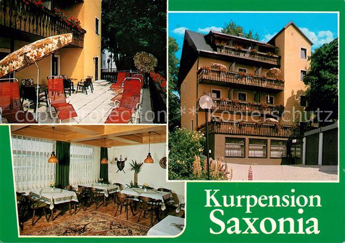 Bad Steben Kurpension Saxonia Terrasse Gastraum