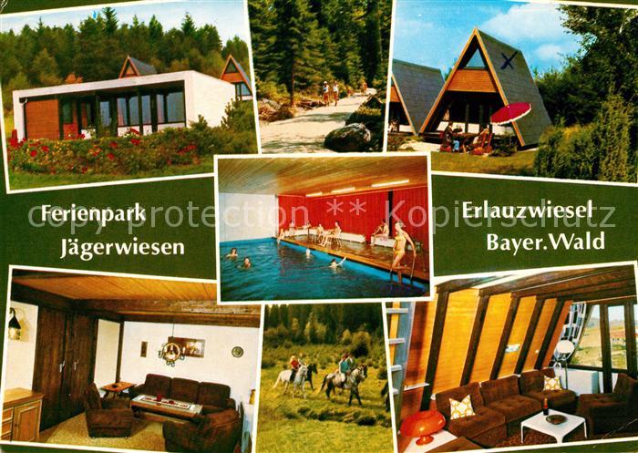Erlauzwiesel Ferienpark Jaegerwiesen Gastraeume Hallenbad Bungalows