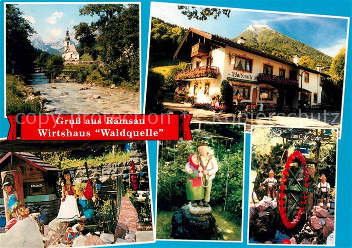 Ramsau Berchtesgaden Wirtshaus Waldquelle Bergkurgarten
