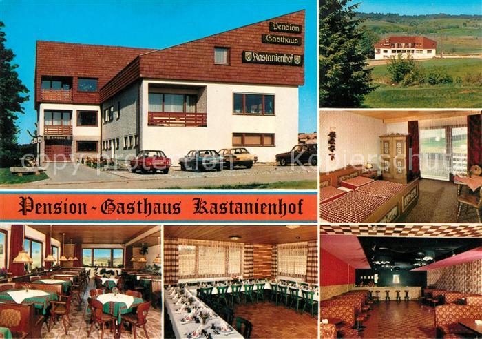 Bruenst Heilig Blut Pension Gasthaus Kastanienhof Gastraeume Speisesaal
