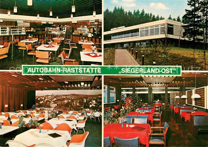 Freudenberg Westfalen Autobahn Raststaette Siegerland Ost Speisesaele