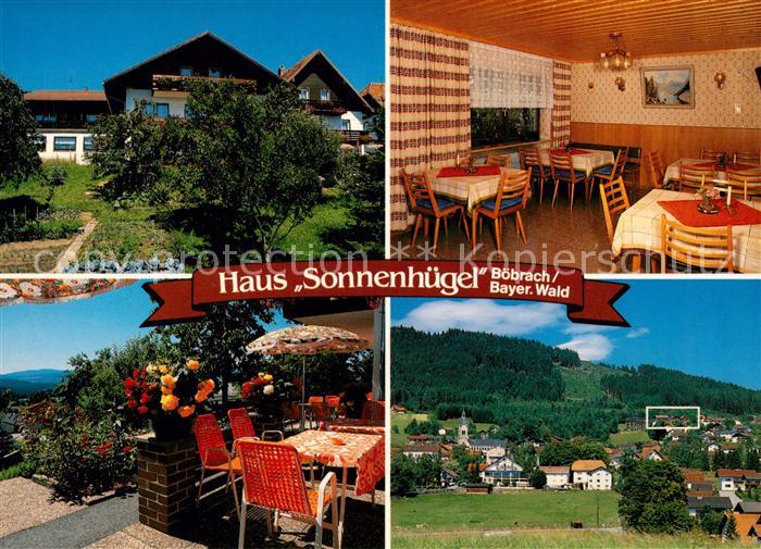 Boebrach Haus Sonnenhuegel Gaststube Terrasse Panorama