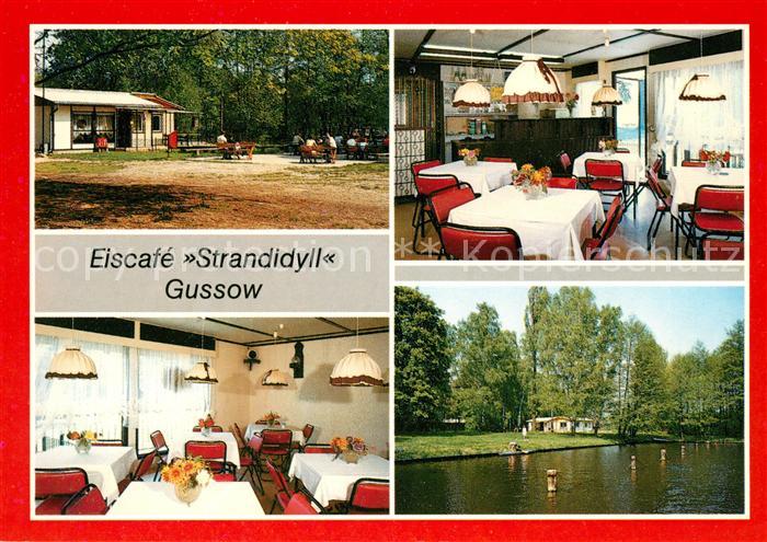 Gussow Eiscafe Strandidyll Gaststube Weiher