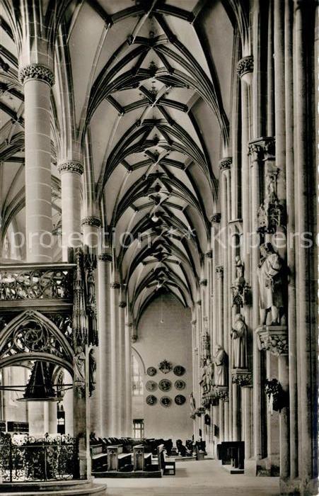 Ulm Donau Muenster Suedliches Seitenschiff