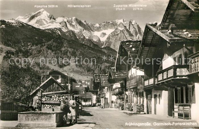 GARMISCH-PARTENKIRCHEN Bayern Fruehlingstrasse