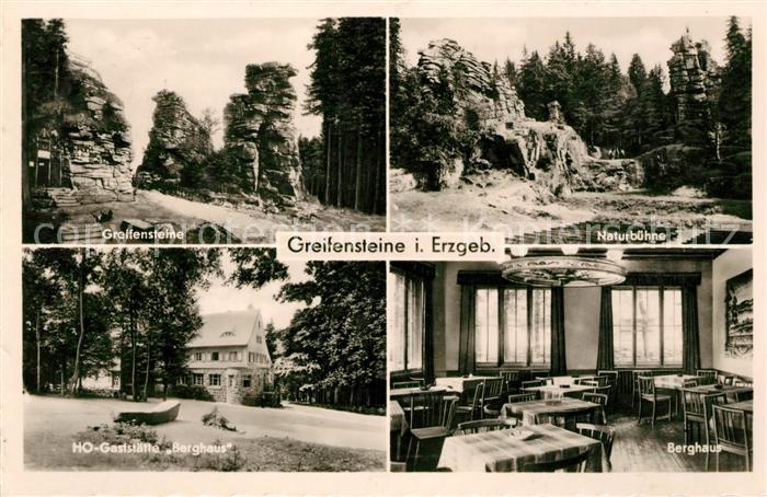 Greifensteine Erzgebirge Naturbuehne Gaststaette Berghaus