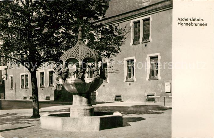 Aschersleben Sachsen-Anhalt Hennebrunnen