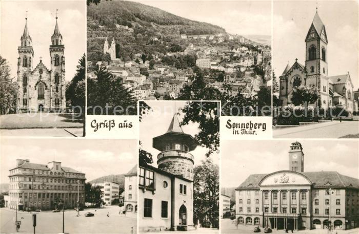Sonneberg Thueringen Ortsansichten