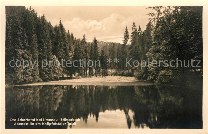 Stuetzerbach Schortetal Knoepfelstaler-Teich