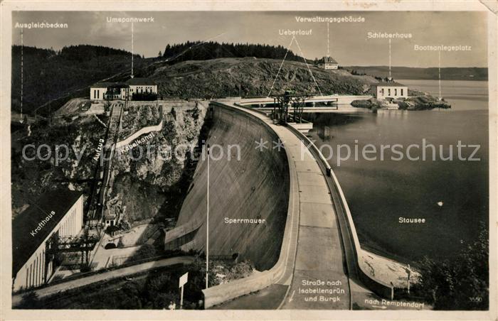 Saaletalsperre Blick von der Gans