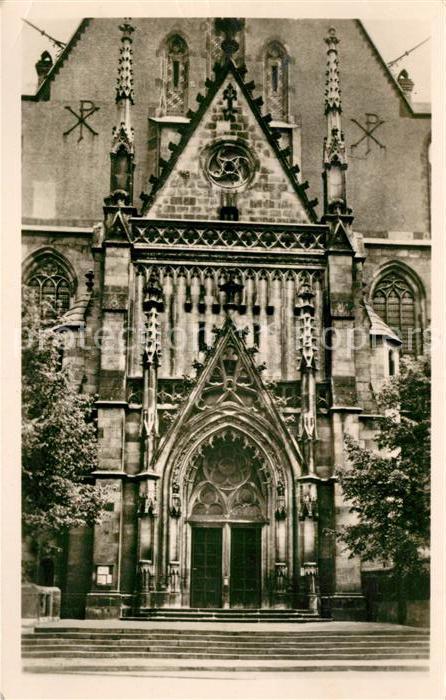 LEIPZIG Sachsen Hauptportal Thomaskirche
