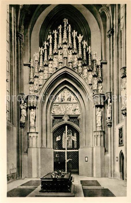 Meissen Elbe Sachsen Dom Westportal