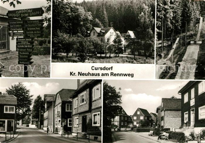 Cursdorf Gaststaette Talmuehle Jugend- und Schuelerschanze Koenigstal