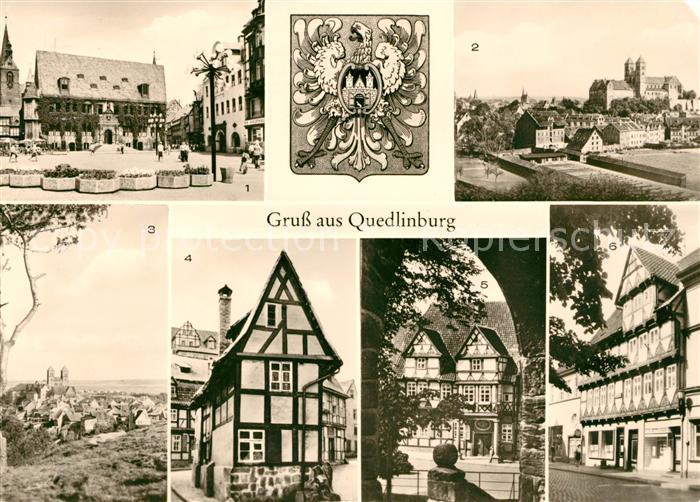 Quedlinburg Harz Rathaus Schloss Klopstockhaus Schneemelcher-Haus