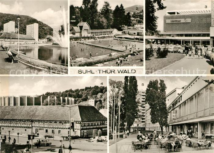 Suhl Thueringer Wald Waffenmuseum Bad Warenhaus Centrum Interhotel Thueringen-To