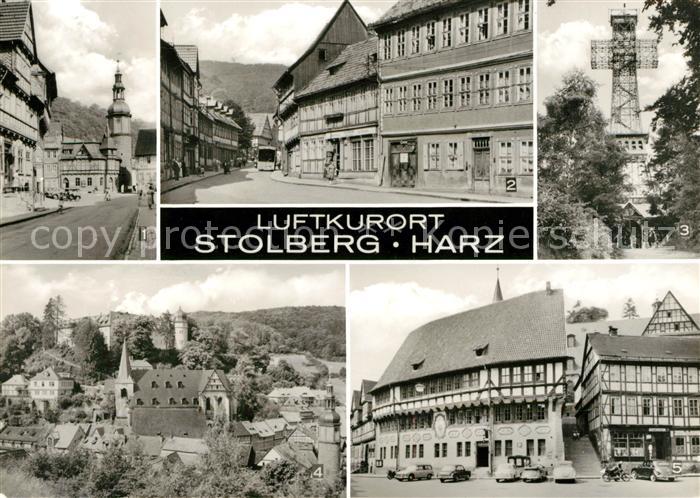 Stolberg Harz Rittergasse Saigerturm Markt Rathaus Josephshoehe