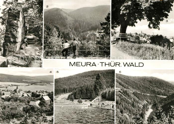 Meura Waldbad Wittgendorf Augrund Schlagetal Meurasteine