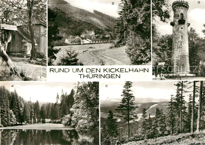 Kickelhahn Goethehaeuschen Schortenmuehle Aussichtsturm