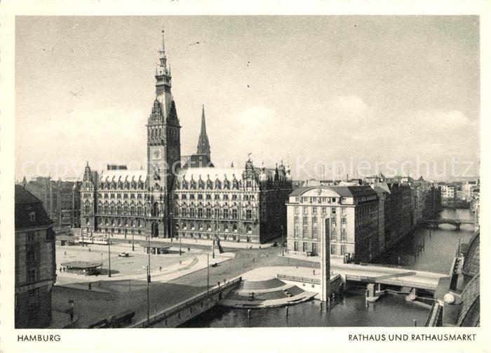 Hamburg Rathaus Rathausmarkt