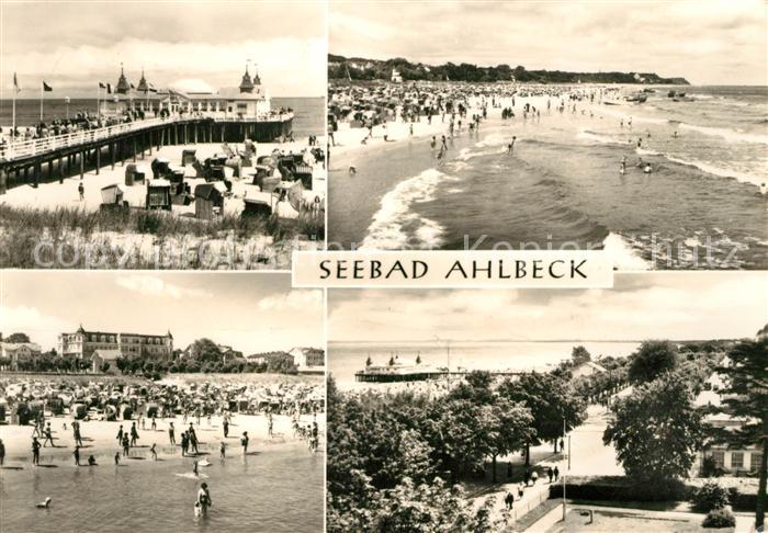 Ahlbeck Ostseebad Seebruecke Gaststaette Heim Bernhard Goering Duenenstrasse