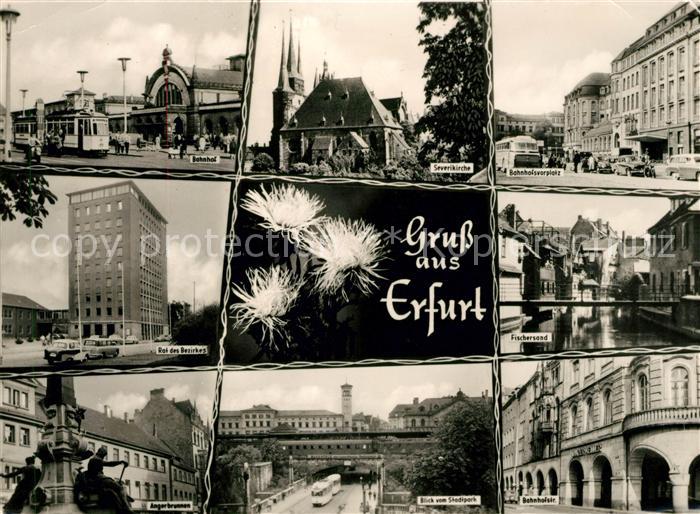 Erfurt Bahnhof Rat des Bezirkes Bahnhofstrasse Fischersand