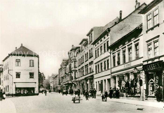 Apolda Bahnhofstrasse um 1910