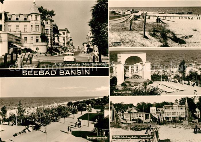 Bansin Ostseebad Erholungsheim Julian Marchlewski Strand Erholungsheim Seeschlos