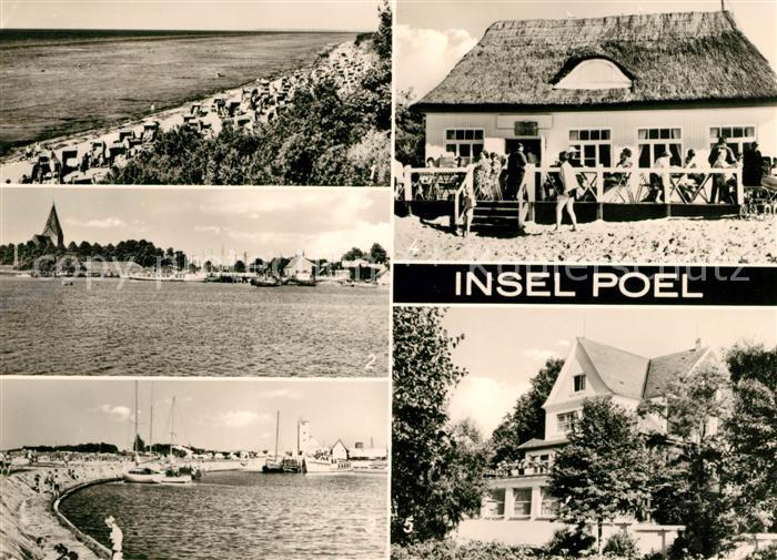 Insel Poel Hafen Wehrkirche Kirchdorf Schwarzer Busch Gaststaette Seeblick