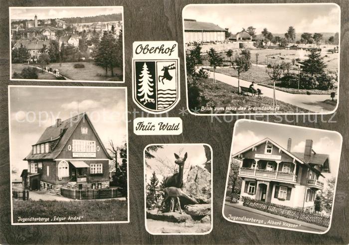 Oberhof Thueringen Jugendherberge Edgar und Andre Albert Kayser