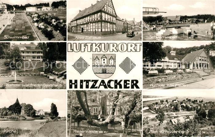 Hitzacker Elbe Schwimmbad Altes Zollhaus Kurhotel Waldfrieden Kirche Riesenkasta