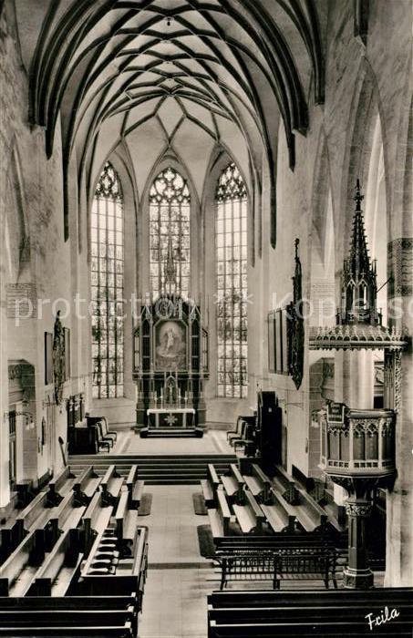 Ansbach Mittelfranken St Johanniskirche Inneres