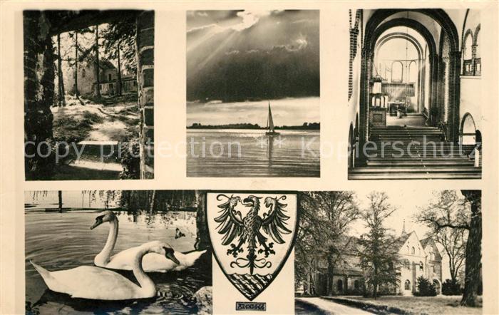 Arendsee Altmark Teilansichten Schwanenteich Schloss