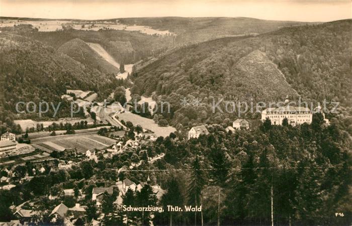 Schwarzburg Thueringer Wald Panorama