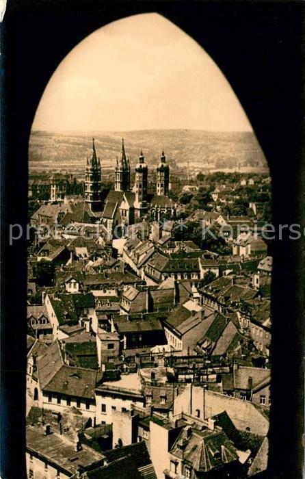Naumburg Saale Blick von der Wenzelskirche auf den Dom
