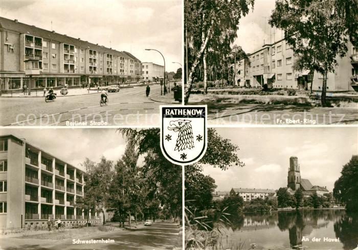 Rathenow Berliner Strasse Friedrich Ebert Ring Schwesternheim Havelpartie