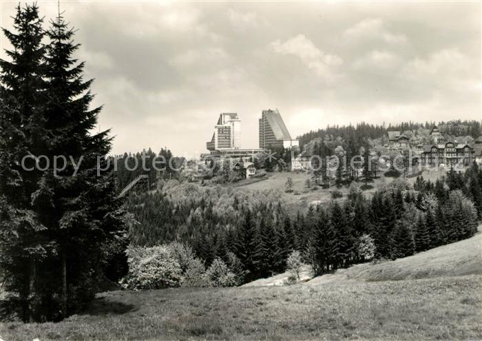 Oberhof Thueringen mit Interhotel Panorama