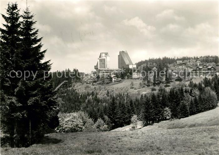 Oberhof Thueringen mit Interhotel Panorama