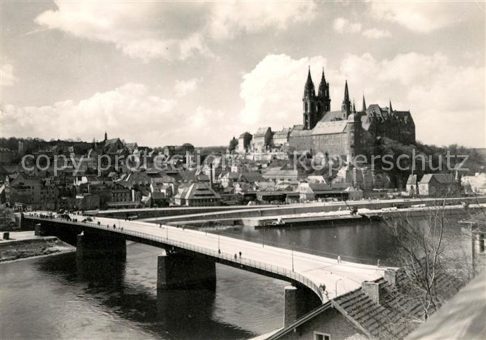 Meissen Elbe Sachsen Die Albrechtsburg