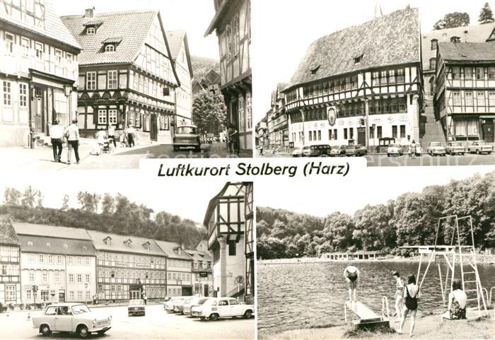 Stolberg Harz Am Markt Rathaus Waldbad