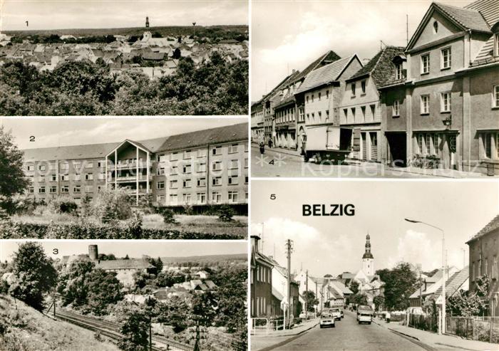 Belzig Bad Panorama Kreiskrankenhaus Burg Eisenhardt Strasse der Einheit Niemegk