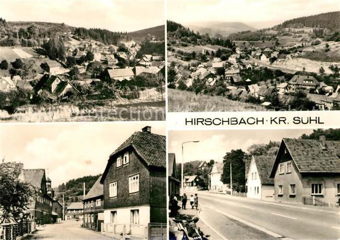 Hirschbach Suhl Panorama Ortsmotive
