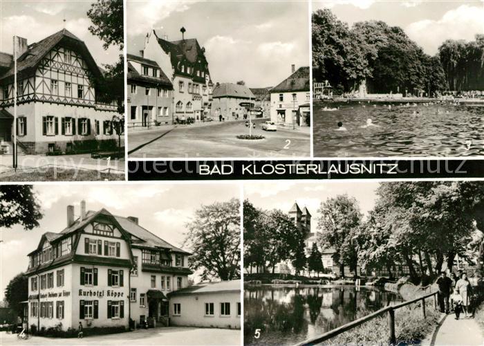 Bad Klosterlausnitz Eigenheim Moorbad Markt Bad Kurhotel Koeppe Schwanenteich