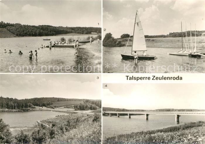 Zeulenroda-Triebes Strandbad Zadelsdorf Seglerhafen Quingenberg Vorsperrmauer Te