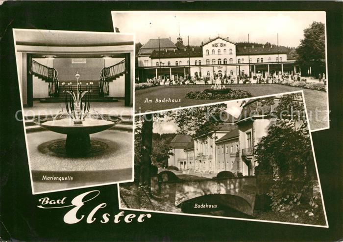 Bad Elster Marienquelle Badehaus Brueckchen