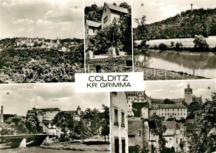 Colditz Panorama Jugendherberge Heimatturm Mulde Schloss Poliklinik Muehlgraben