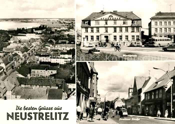 Neustrelitz Ortsansicht Marktplatz Strelitzer Strasse