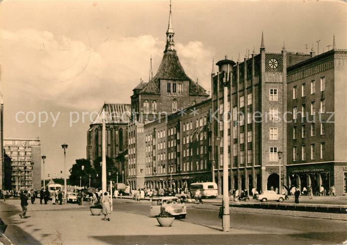 ROSTOCK CITY Marienkirche in der Langen Strasse